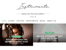 Tablet Screenshot of instrumenta.org